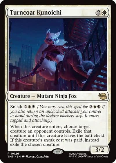 Turncoat Kunoichi Teenage Mutant Ninja Turtles Magic card