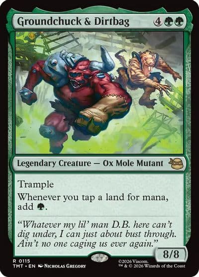 Groundchuck and Dirtbag Teenage Mutant Ninja Turtles Magic card