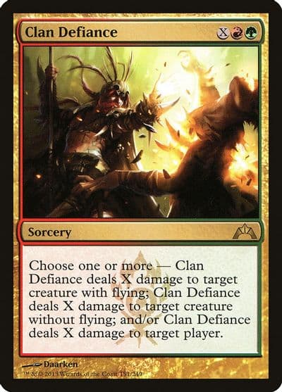 Clan Defiance Gatecrash Magic card
