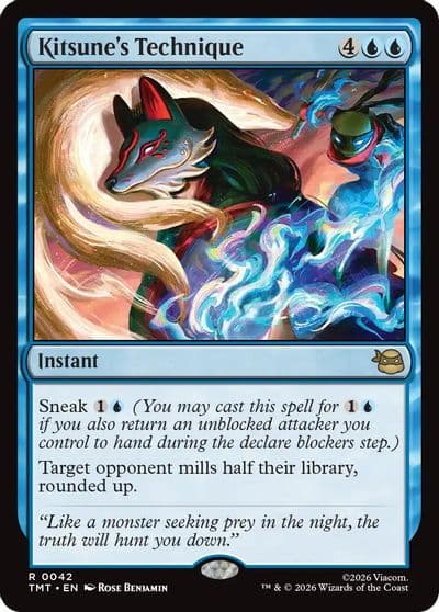 Kitsunes Technique Teenage Mutant Ninja Turtles Magic card