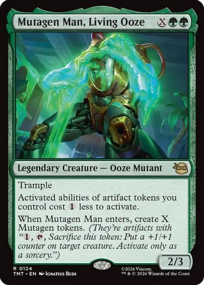 Mutagen Man Living Ooze Teenage Mutant Ninja Turtles Magic card