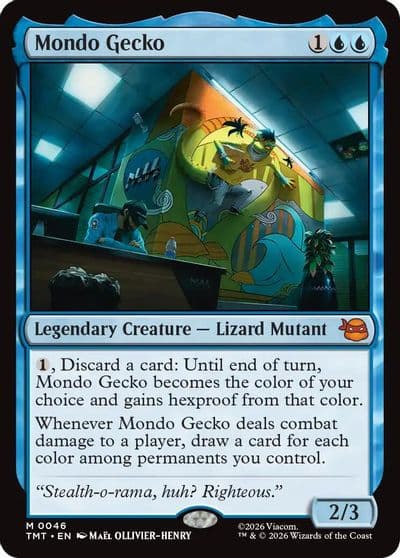 Mondo Gecko Teenage Mutant Ninja Turtles Magic card