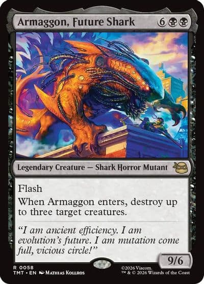 Armaggon Future Shark Teenage Mutant Ninja Turtles Magic card