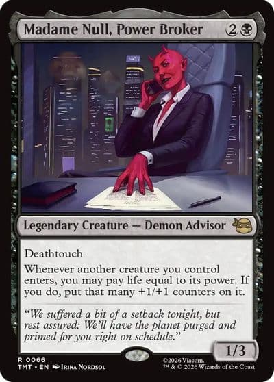 Madame Null Power Broker Teenage Mutant Ninja Turtles Magic card
