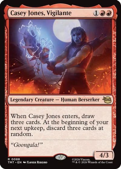 Casey Jones Vigilante Teenage Mutant Ninja Turtles Magic card