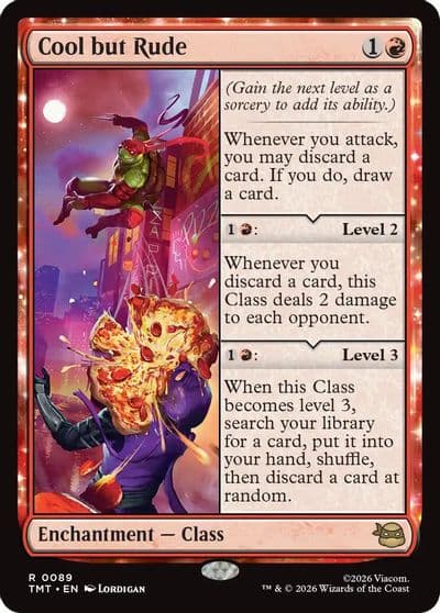 Cool but Rude Teenage Mutant Ninja Turtles Magic card