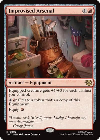 Improvised Arsenal Teenage Mutant Ninja Turtles Magic card