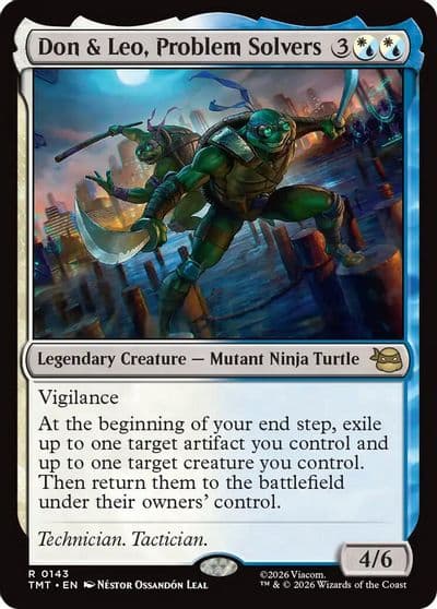 Don and Leo Problem Solvers Teenage Mutant Ninja Turtles Magic card