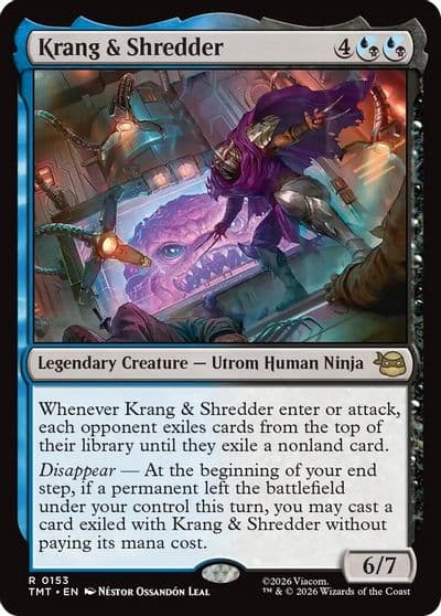 Krang and Shredder Teenage Mutant Ninja Turtles Magic card