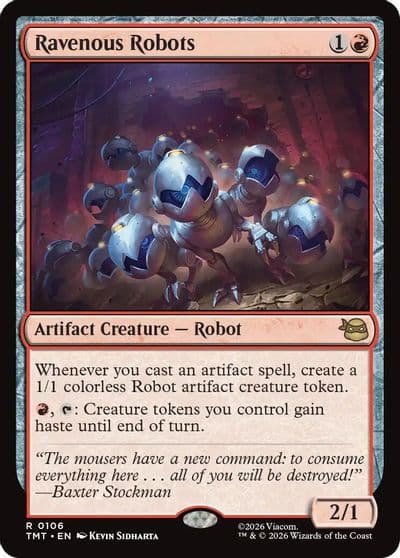 Ravenous Robots Teenage Mutant Ninja Turtles Magic card