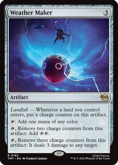 Weather Maker Teenage Mutant Ninja Turtles Magic card
