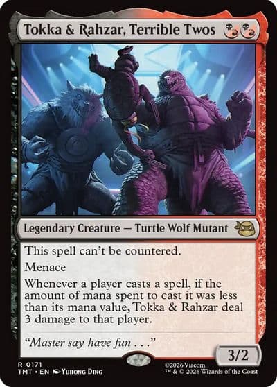 Tokka and Rahzar Terrible Twos Teenage Mutant Ninja Turtles Magic card