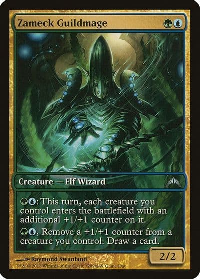 Zameck Guildmage Game Day & Store Championship Promos Magic card