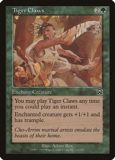 Tiger Claws Mercadian Masques Magic card