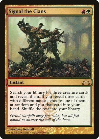 Signal the Clans Gatecrash Magic card