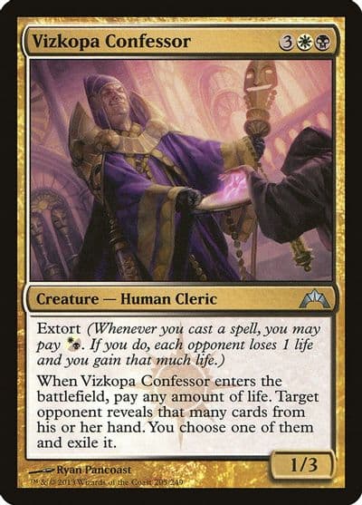 Vizkopa Confessor Gatecrash Magic card