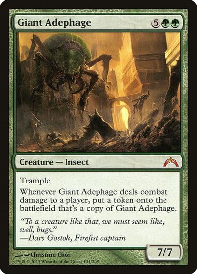 Giant Adephage Gatecrash Magic card