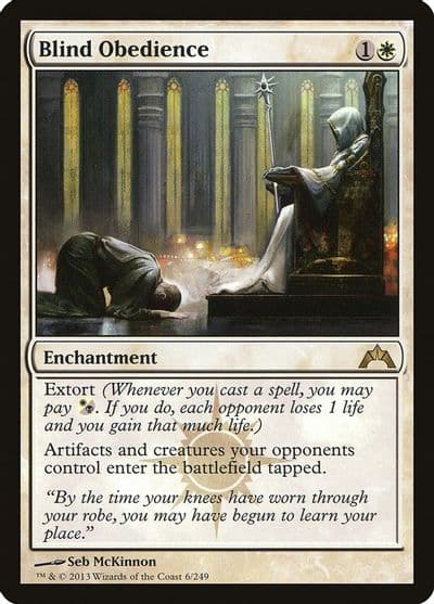 Blind Obedience Gatecrash Magic card