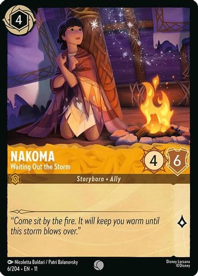 Nakoma Waiting Out the Storm Winterspell Lorcana card