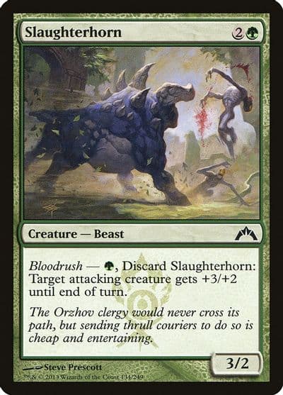 Slaughterhorn Gatecrash Magic card