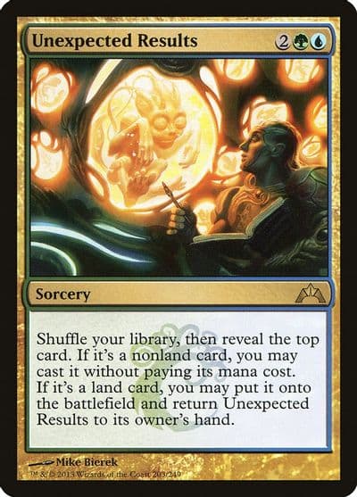 Unexpected Results Gatecrash Magic card