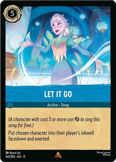 Let It Go Winterspell Lorcana card