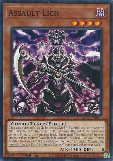 Assault Lich Burst Protocol Yu-Gi-Oh! card