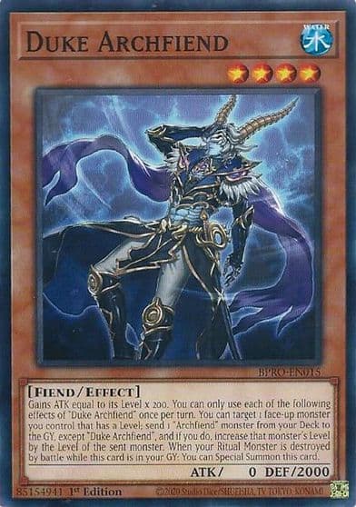 Duke Archfiend Burst Protocol Yu-Gi-Oh! card