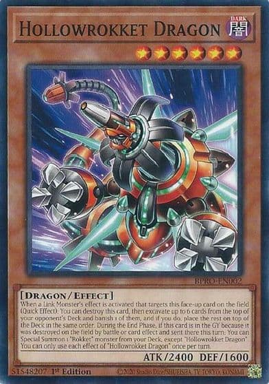 Hollowrokket Dragon Burst Protocol Yu-Gi-Oh! card