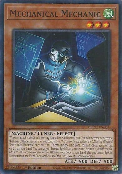 Mechanical Mechanic Burst Protocol Yu-Gi-Oh! card