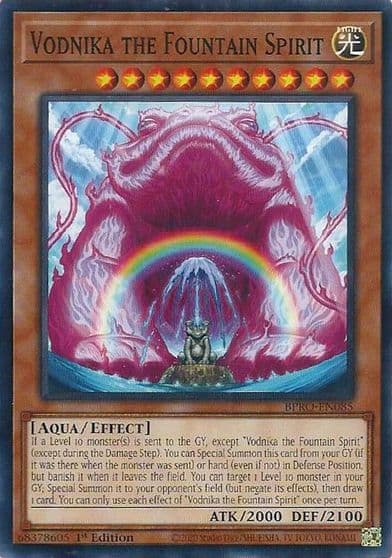 Vodnika the Fountain Spirit Burst Protocol Yu-Gi-Oh! card