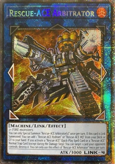 Rescue ACE Arbitrator Starlight Rare Burst Protocol Yu-Gi-Oh! card