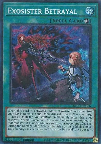 Exosister Betrayal Burst Protocol Yu-Gi-Oh! card