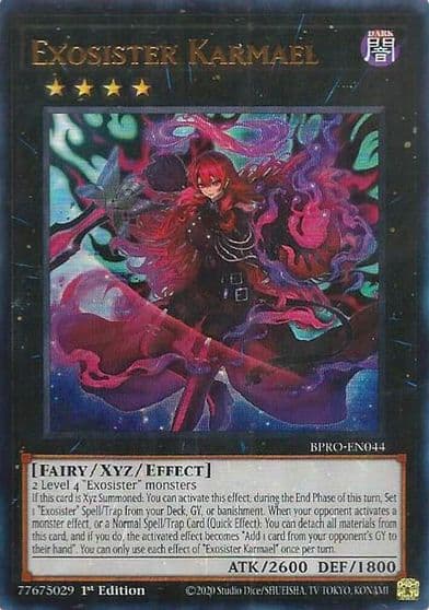 Exosister Karmael Burst Protocol Yu-Gi-Oh! card