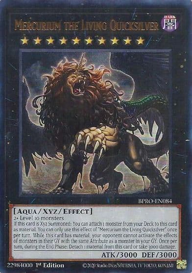 Mercurium the Living Quicksilver Burst Protocol Yu-Gi-Oh! card