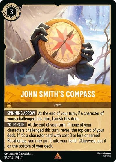 John Smiths Compass Winterspell Lorcana card