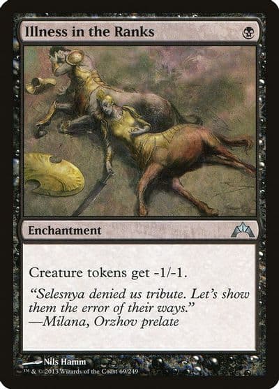 Illness in the Ranks Gatecrash Magic card