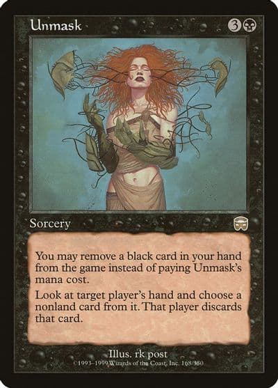 Unmask Mercadian Masques Magic card