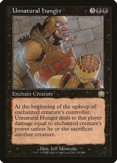 Unnatural Hunger Mercadian Masques Magic card