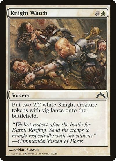 Knight Watch Gatecrash Magic card