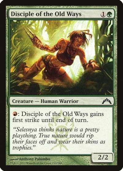 Disciple of the Old Ways Gatecrash Magic card