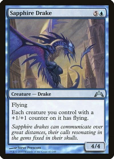 Sapphire Drake Gatecrash Magic card