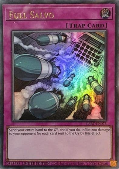 Full Salvo The Lost Art Promotion Yu-Gi-Oh! card