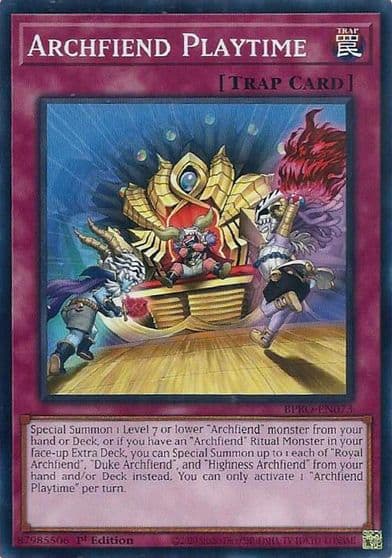Archfiend Playtime Burst Protocol Yu-Gi-Oh! card