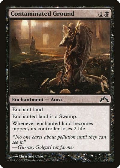 Contaminated Ground Gatecrash Magic card