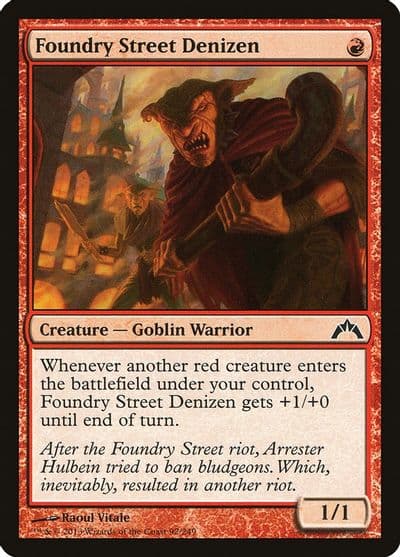 Foundry Street Denizen Gatecrash Magic card