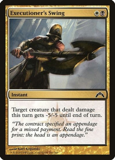 Executioners Swing Gatecrash Magic card