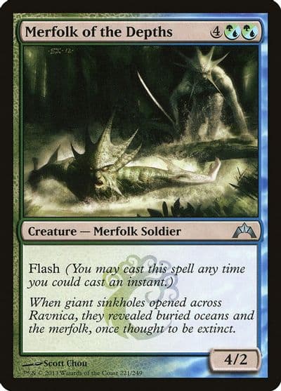 Merfolk of the Depths Gatecrash Magic card