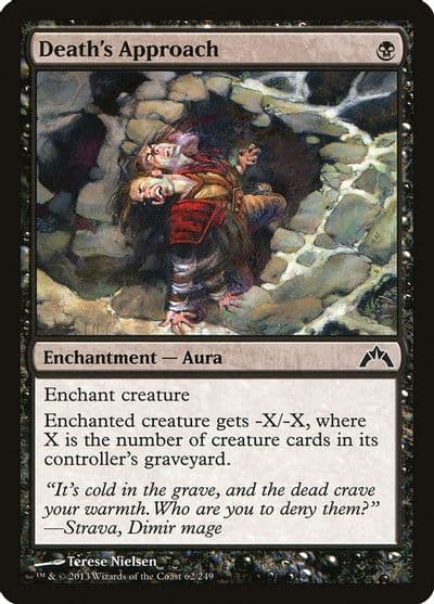 Deaths Approach Gatecrash Magic card