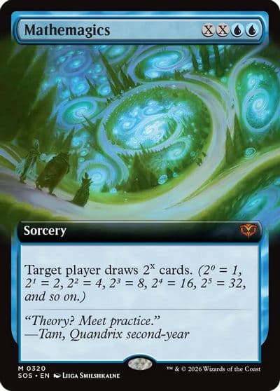 Mathemagics Extended Art Secrets of Strixhaven Magic card